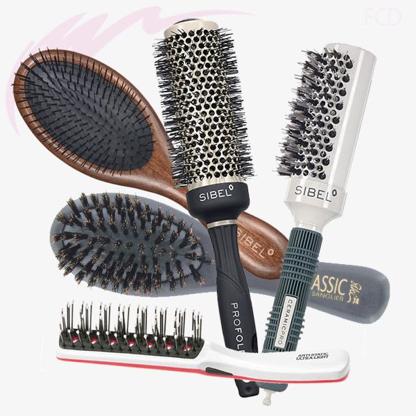 Les brosses de coiffure