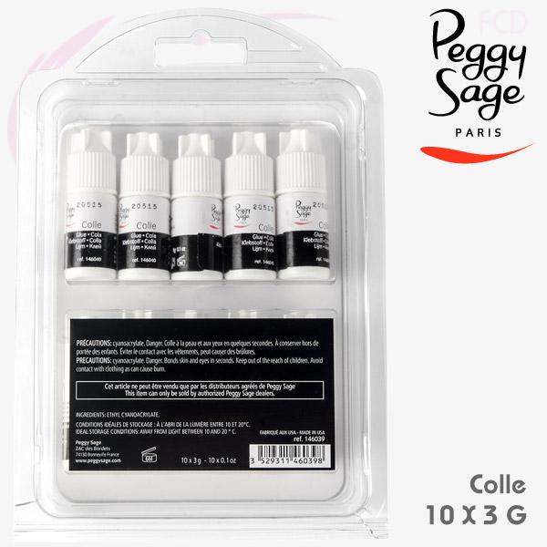 COLLE ONGLES TRANSPARENTE PEGGY SAGE - Villes&Shopping Redon