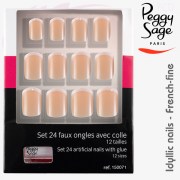 Set 24 faux ongles French fine Idyllic nails boite Peggy Sage