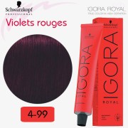 4-99 Châtain moyen violet extra Igora Royal Schwarzkopf