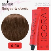 Igora Royal 6-46 Blond foncé beige marron 60ml