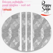 Décors adhésifs pour ongles collection  Résilles 149660 | Peggy Sage