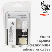 Mini kit capsules professionnelles universelles carrées