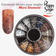 Carrousel décors pour ongles - Micro Diamond 149977 Peggy Sage