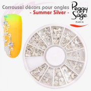 Carrousel décors pour ongles - Summer Silver 149978 Peggy Sage