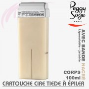 Cartouche de cire tiède à épiler tête large Nacré Peggy Sage