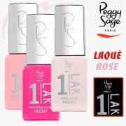 1-LAK 3-en-1 | Laqué Rose 5 ml | Peggy Sage