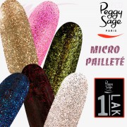 1-LAK Série Micro-Pailleté Peggy Sage