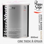 Cire tiède à épiler liposoluble nacré 800ml WaxShop de Peggy Sage