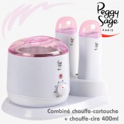 Combiné chauffe-cartouche + chauffe-cire 400ml Peggy Sage