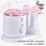 Combiné chauffe-cartouche + chauffe-cire 800ml Peggy Sage