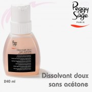 Dissolvant doux sans acétone 240ml Peggy Sage