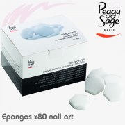 Eponges nail art et démaquillage x80 Peggy Sage