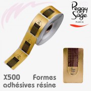 500 Formes adhésives pour ongles, rectangulaires Peggy Sage