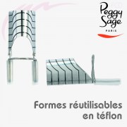 5 Formes réutilisables en téflon Peggy Sage