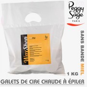 Galets de cire chaude à épiler miel Peggy Sage