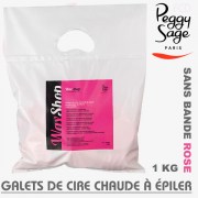 Galets de cire chaude à épiler rose Peggy Sage