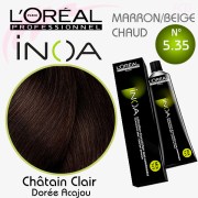 INOA color 5.35 Châtain clair doré acajou