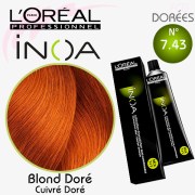 INOA color 7.43 - Blond Doré Cuivré Doré 60g