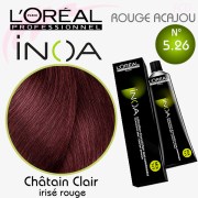 INOA color 5.26 Châtain clair irisé rouge 60g