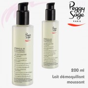 Lait démaquillant moussant 200 ml Peggy Sage