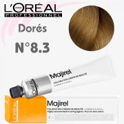 Majirel Doré n°8.3 Blond Clair Doré 50 ml L'Oréal Professionnel