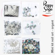 Mini kit nail art argent Peggy Sage