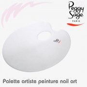  Palette d’artiste ovale Peggy Sage