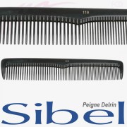 Peigne Delrin N° 119 - 12,5cm noir