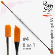  Pinceau 2en1 spécial gel UV Peggy Sage