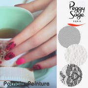 Décors pour ongles dentelle, résille et filet Peggy Sage