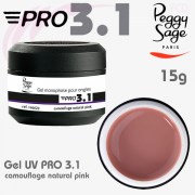 Gel PRO 3.1 - camouflage natural pink 15g Peggy Sage