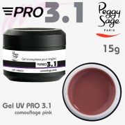 Gel PRO 3.1 - camouflage pink 15g Peggy Sage