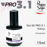 Top gel PRO 3.1 Transparent 15ml Peggy Sage