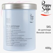 Sel de gommage à l'huile d'amande douce 400g Peggy Sage