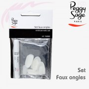 Set Faux ongle - lime - colle Peggy Sage