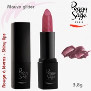 Rouge à lèvres Shiny lips mauve glitter 014 Peggy Sage