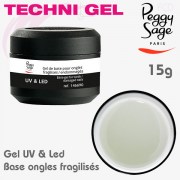 Gel de base UV&LED pour ongles fragilisés/endommagés 15g Peggy Sage