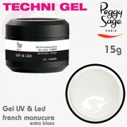 Gel French UV & LED extra-blanc 15g Peggy Sage
