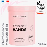 Vitalcrème lotion manucurie tiède 340ml Peggy Sage