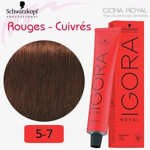 IGORA Royal 5-7 châtain clair cuivré série rouges cuivrés