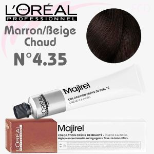 Majirel 4.35-Châtain Doré Acajou 60 ml L'Oréal Professionnel