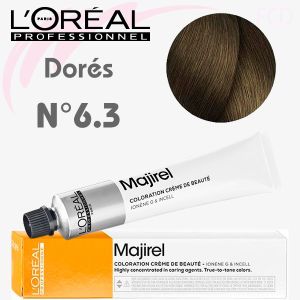 Majirel Doré n°6.3 Blond Foncé Doré 60 ml L'Oréal Professionnel