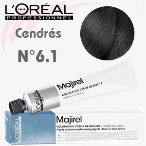 Majirel Cendré n°6.1 Blond foncé cendré 60 ml L'Oréal Professionnel