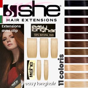 SHE Hair Extension à clip EASY LONG HAIR