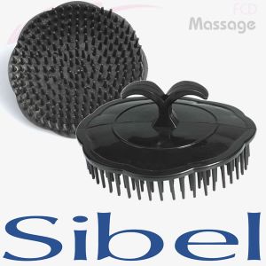 Brosse de massage en plastique noir
