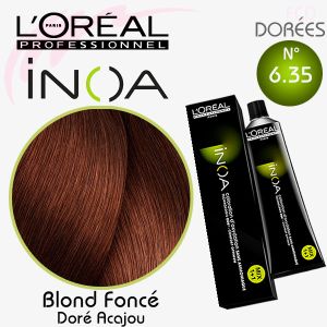 INOA color 6.35 Blond Foncé Doré Acajou 60g