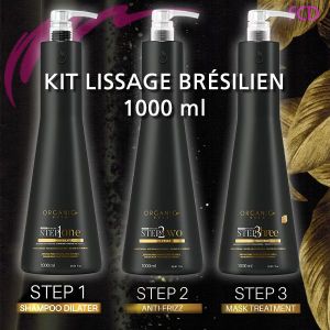 Kit Lissage Brésilien 1000ml Organic Gold