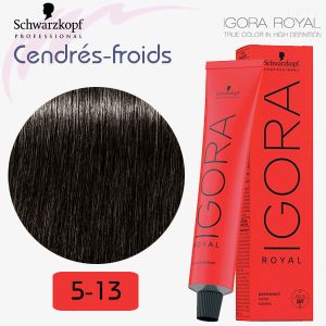 5-13 Châtain clair cendre mat | Cendrés froid Igora Royal Schwarzkopf