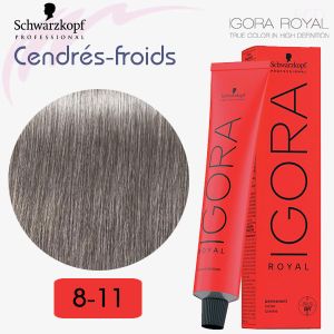 8-11 Blond clair cendré plus | Cendrés froid Igora Royal Schwarzkopf